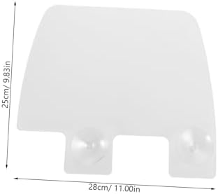 VICASKY 2Pcs Suction Cup Sink Barrier for Kitchen and Bathtub