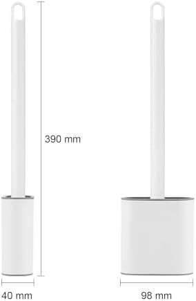 GRIFEMA Ibergrif Toilet Brush Holder Set White