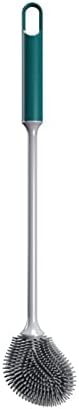 MBETA Long Handle Toilet Brush with Soft Rubber Head