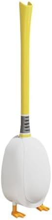 Toilet Brush 2 Pack with Ventilated Holder and Diving Duck Scrubber