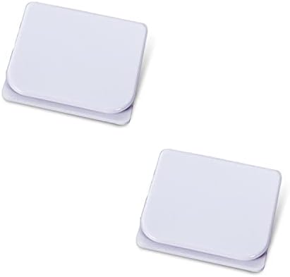 2 Pack Self-Adhesive Shower Curtain Clips for Bath