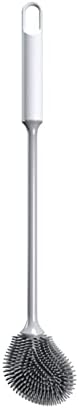 MBETA Long Handle Toilet Brush with Soft Rubber Head
