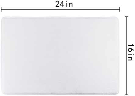 Blue Truck Bath Mat with Daisy and Sunflower 16x24In