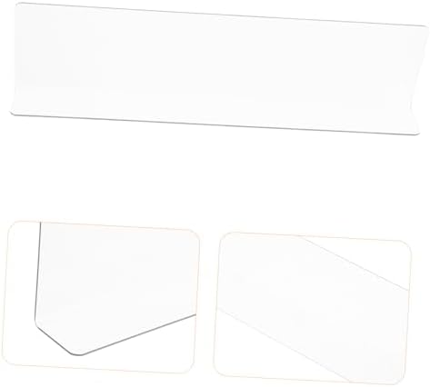 MUCKLILY Bathtub Water Barrier for Shower Corner Sink