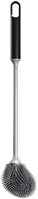 MBETA Long Handle Toilet Brush with Soft Rubber Head