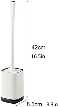 HASMI Toilet Brush with Wall-Mounted Holder and Soft Hair Set