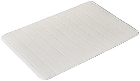 Duiaynke Floor Mat Anti-Skid Bathtub Rug Beige 40x60cm