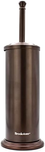 Brookstone Bronze Toilet Brush with Holder 1