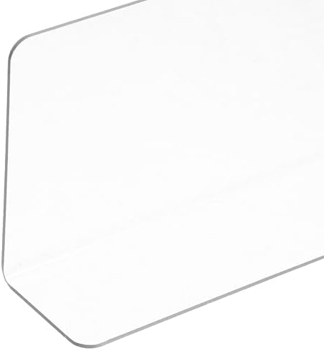 Zerodeko Transparent Anti-Splash Baffle Tub Guard