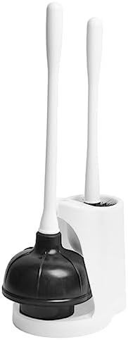 Innovatronic Toilet Plunger and Bowl Brush Set - White