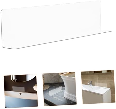AUTSUPPL Shower Corner PVC Water Guard - Easy Install Splash Protection