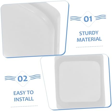 Alipis 4-Piece Shower Curtain Clips Non-Slip Self Adhesive