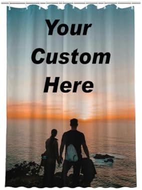Customized Shower Curtain with Photo Personalization