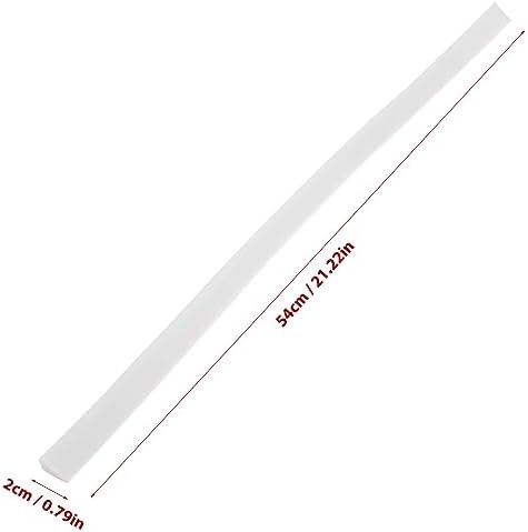 IWOWHERO 50cm Tub Drain Hair Catcher with Silicone Water Seal