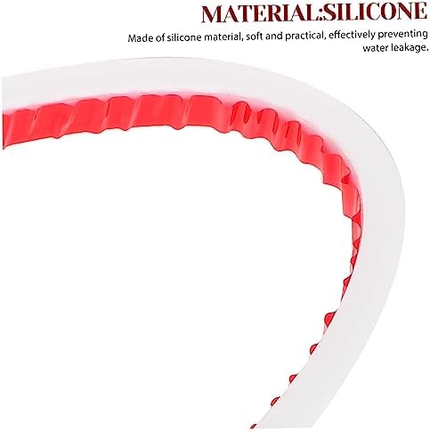 Tofficu Water Strip Shower Splash Guard Removable Cover