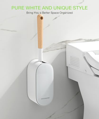 OSCIOSS Bamboo Toilet Brush Set 2 Pack