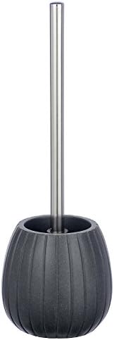 Wenko Cantaloup Toilet Brush Holder Anthracite 13 x 13 x 37 cm Grey