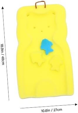 MAGICLULU Cute Bear Bath Mat for Newborns