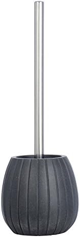 Wenko Cantaloup Toilet Brush Holder Anthracite 13 x 13 x 37 cm Grey