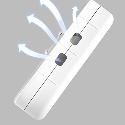 KAAZEE Wall-Mounted Toilet Brush with Holder - White 16x38cm