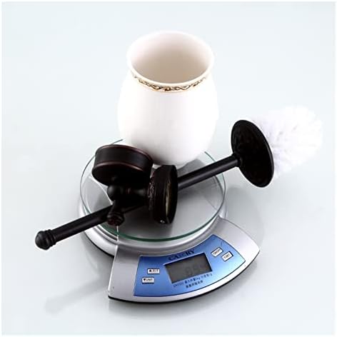 INPETS Toilet Brush Holder Durable Black Design