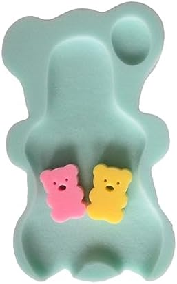 Zerodeko Mint Green Bath Sponge Mat Non-Slip Cushion