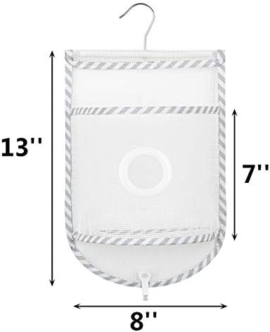ALYER Small Hanging Mesh Shower Caddy with Rotatable Hanger