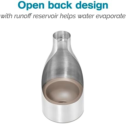 Polder Sleek Stainless Steel Toilet Brush with Caddy