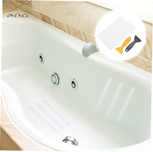 Non-Slip Bathtub Stickers with Scrapers 6pcs