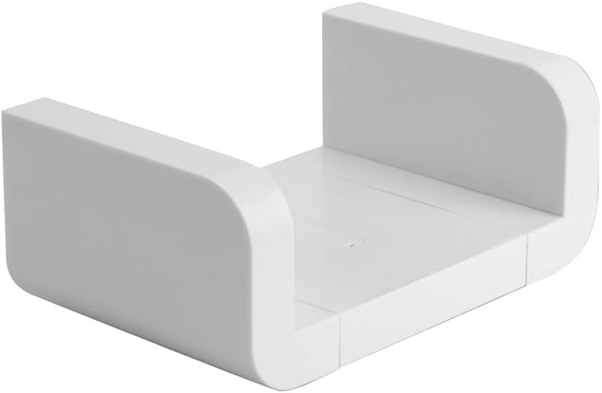 ANNBKA Wall-Mounted Shower Caddy White Organizer Rack