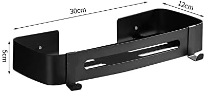 Shower Caddy Stainless Steel Wall Mounted Black Organizer
