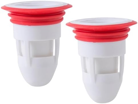 2PCS Floor Drain Backflow Preventer with Anti-odor and Antiblocking Function