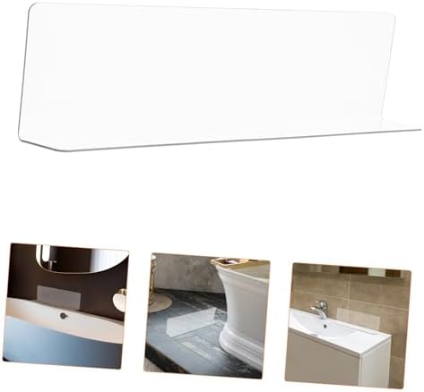 Alipis Bathtub Corner Water Barrier for Showers and Baths