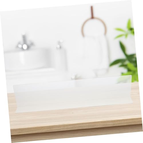 HOMSFOU Bathtub Corner Splash Guard Water Barrier