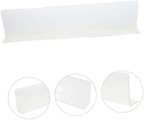 HOMSFOU Bathtub Corner Splash Guard Water Barrier