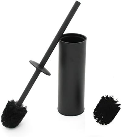 SUNTAI Toilet Brush and Holder with 2 Bristle Heads 1