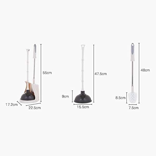 UNNS 3 in 1 Toilet Brush with Plunger and Tweezers
