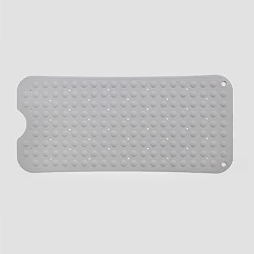 Cladore Extra Large Bath Mat Non-Slip Rubber 35L x 16W Gray