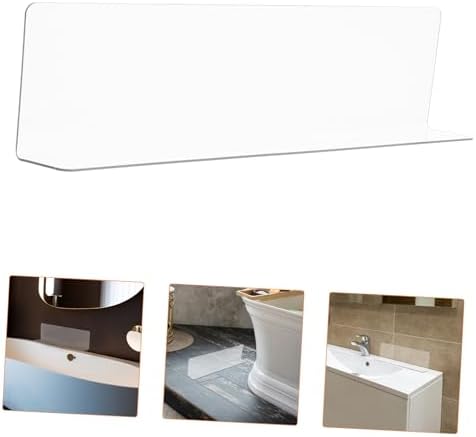 LOORGVEL Corner Shower Water Guard for Bathtub 1