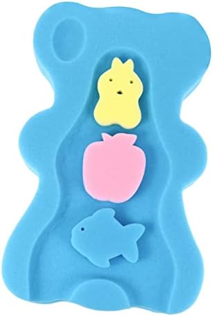 Lightweight Bear Bath Sponge Mat for Safe Bathing