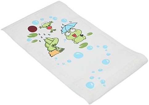 ZASCHMOY Baby Bath Mat with Suction Cups and Cartoon Design