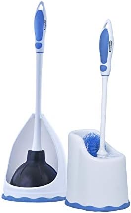 Superio Toilet Brush with Flange Plunger Set