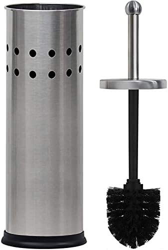 Blue Donuts Toilet Brush with Chrome Holder
