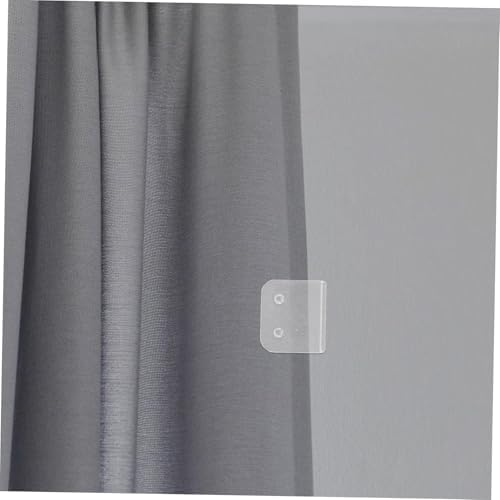 HEALLILY 4Pcs Transparent Shower Curtain Clips 1