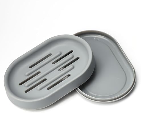 Topsky 2 Pack Soap Dishes with Drip Tray 1