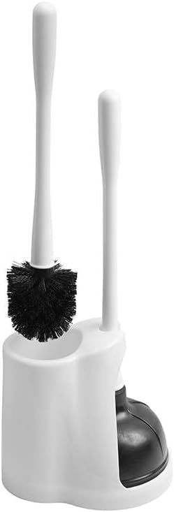 Innovatronic Toilet Plunger and Bowl Brush Set - White