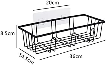 ANNBKA Shower Caddy with Vacuum Suction and Iron Hooks