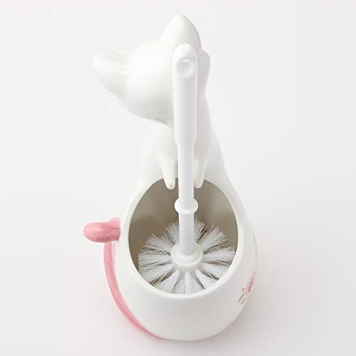Sunart Cute Cat Toilet Brush Stand with Brush 51 Inches Wide