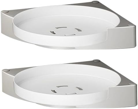 Shower Caddy Corner 2PCS 360 Rotating Organizer