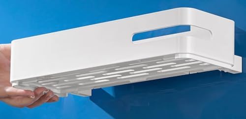 Shower Shelf Organizer Wall Mount Aluminum Caddy White